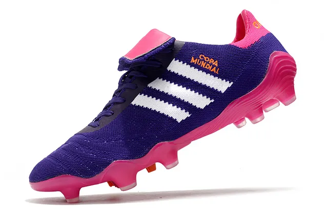 Adidas Copa Mundial বেগুনি গোলাপি Firm-Ground ফুটবল জুতা 10