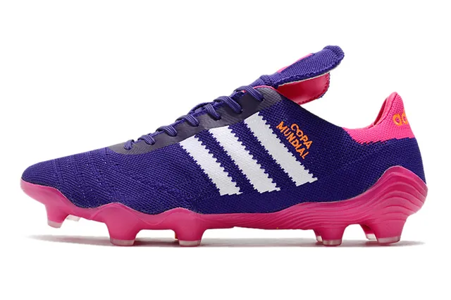 Adidas Copa Mundial বেগুনি গোলাপি Firm-Ground ফুটবল জুতা 14