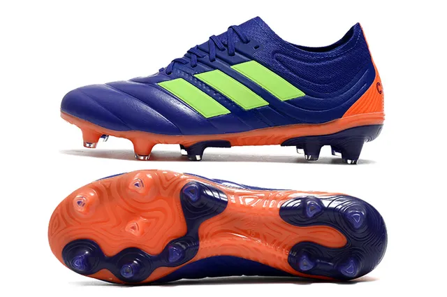 Adidas Copa Pure Blue Lime Orange Firm-Ground ফুটবল জুতা 13