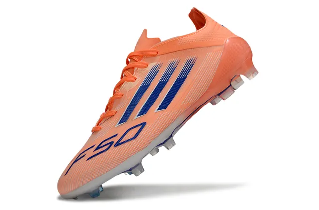 Adidas F50 কমলা ও নীল ফর্ম-গ্রাউন্ড সকার জুতা 3