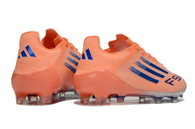 Adidas F50 কমলা ও নীল ফর্ম-গ্রাউন্ড সকার জুতা 5