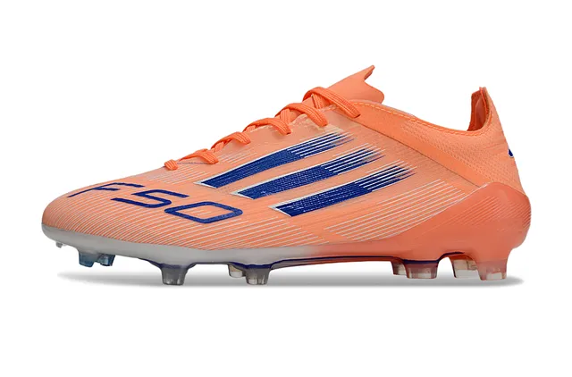 Adidas F50 কমলা ও নীল ফর্ম-গ্রাউন্ড সকার জুতা 6