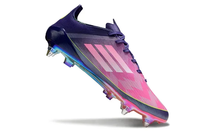 Adidas F50 Violet Rose Low-Cut Synthetic Upper Gradient Overlay Firm-Ground Chaussures de football 2
