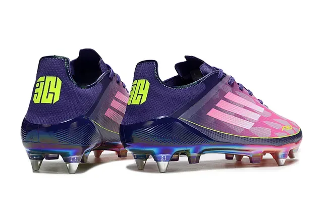Adidas F50 Violet Rose Low-Cut Synthetic Upper Gradient Overlay Firm-Ground Chaussures de football 5