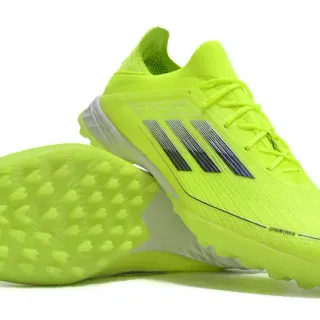 Adidas F50 Turf Neon Yellow Gradient Stripe Turf Soccer Shoes