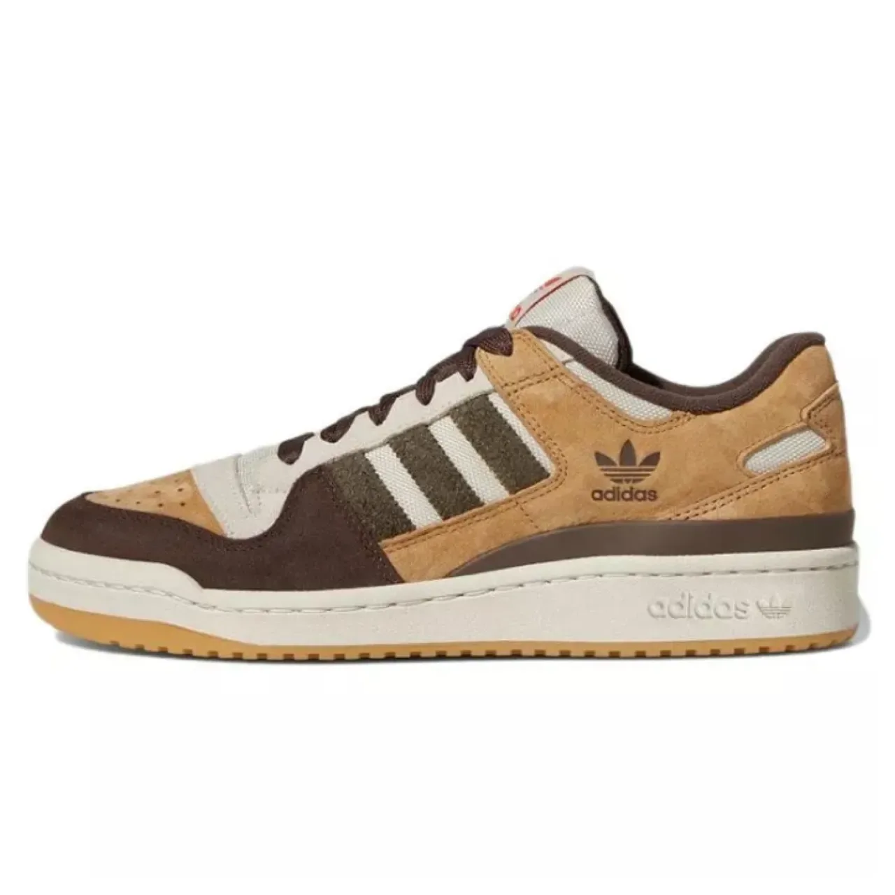 Adidas Forum Low Off-White and Teal Green Lifestyle Sneakers 2