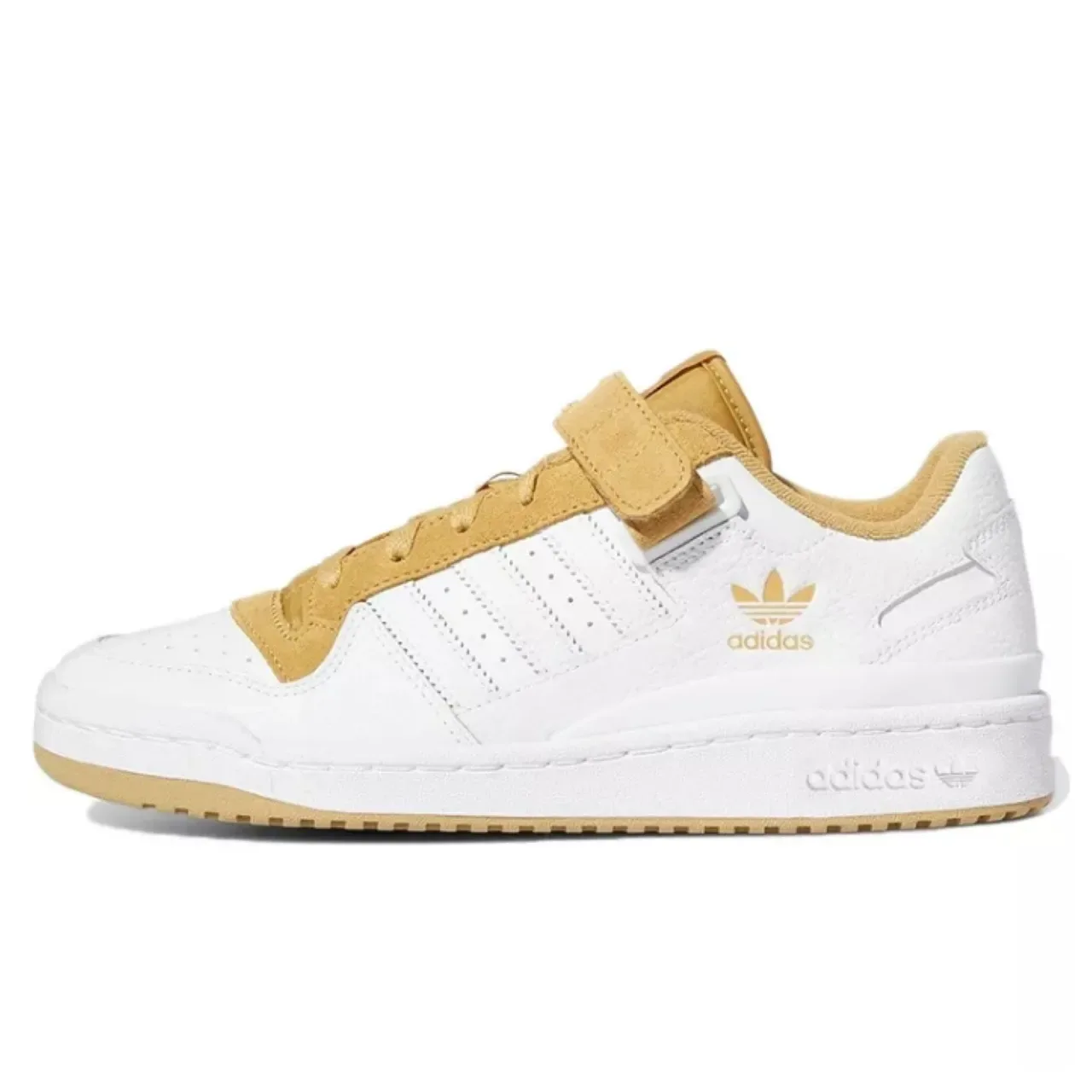 Adidas Forum Low Off-White and Teal Green Lifestyle Sneakers 4