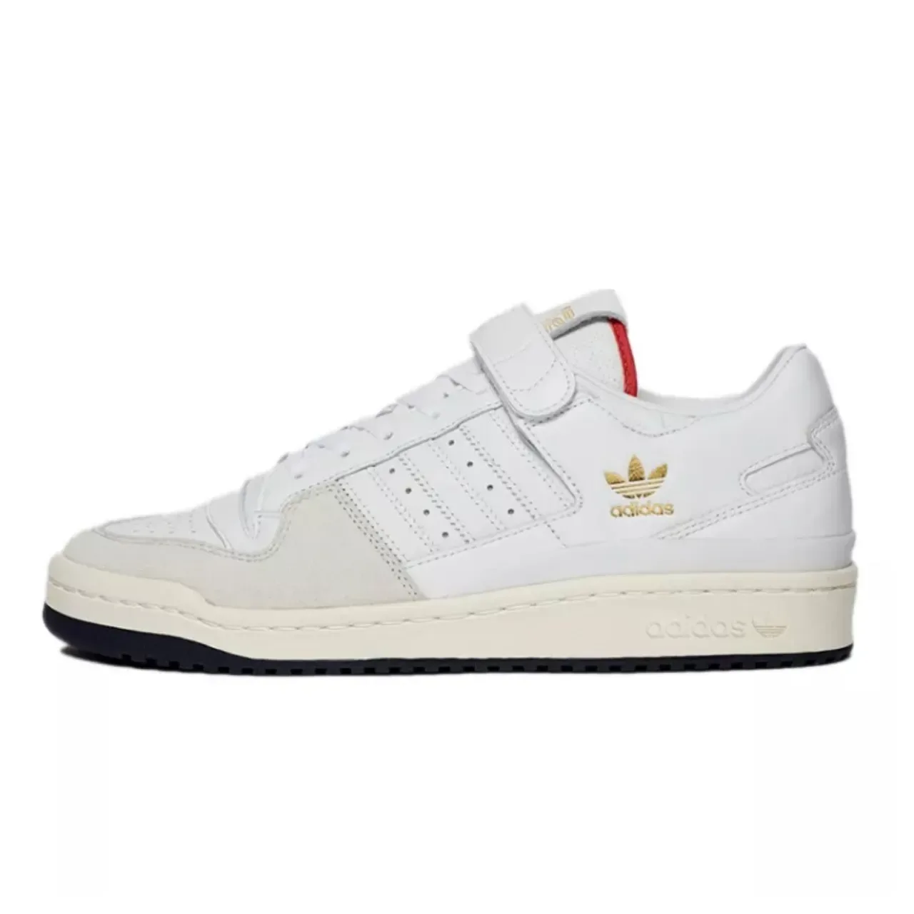 Adidas Forum Low Off-White and Teal Green Lifestyle Sneakers 6