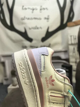 Adidas Forum Low Off-White Pink Lavender Lifestyle Sneakers 3