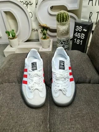 Adidas Gazelle Red and White Lifestyle Sneakers 10