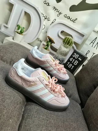 Adidas Gazelle Red and White Lifestyle Sneakers 19