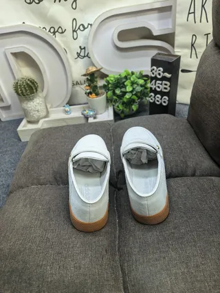 Adidas Gray Brown Suede Upper Padded Strap Loafer 8