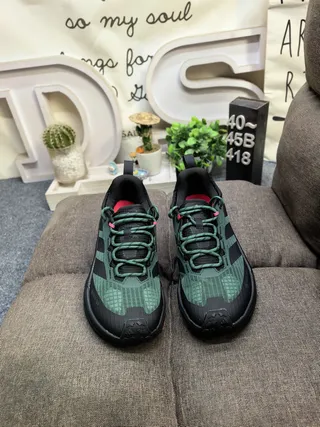 Adidas Vert Noir Silhouette GORE-TEX Imperméable Supérieur Chaussures de course 10