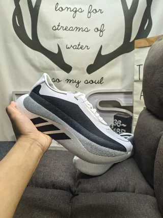 Adidas Hyperboost Black and Gray Chunky Sneakers 5