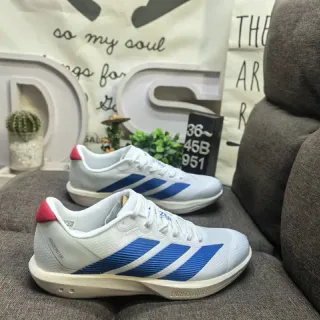 Adidas Lightstrike White Blue Red Lifestyle Sneakers
