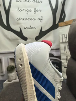 Adidas Lightstrike White Blue Red Lifestyle Sneakers 3