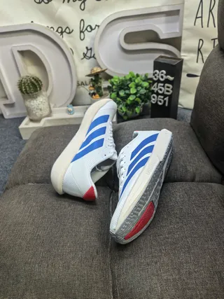 Adidas Lightstrike White Blue Red Lifestyle Sneakers 6