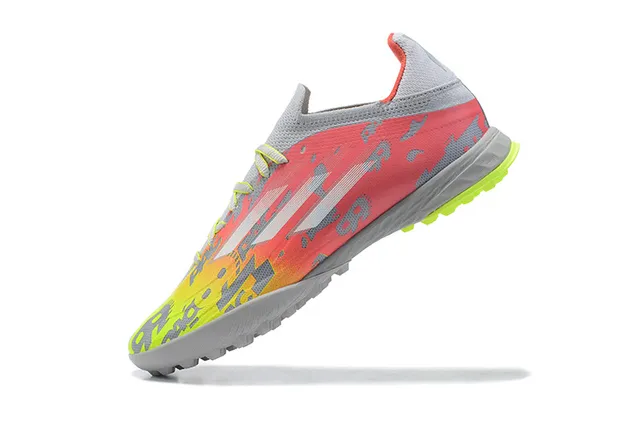 Adidas Multicolore Coupé Bas Haut Synthétique Impression Graphique Graduée Chaussures de Football Pelouse 4