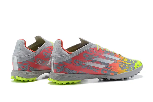 Adidas Multicolore Coupé Bas Haut Synthétique Impression Graphique Graduée Chaussures de Football Pelouse 5