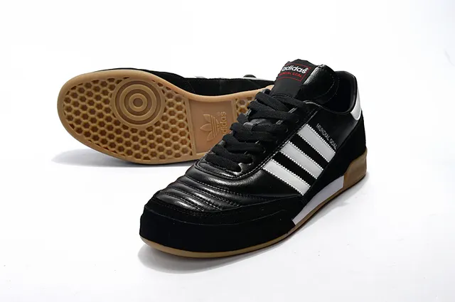 Adidas Mundial Goal Chaussures de football indoor Noir/Blanc 3