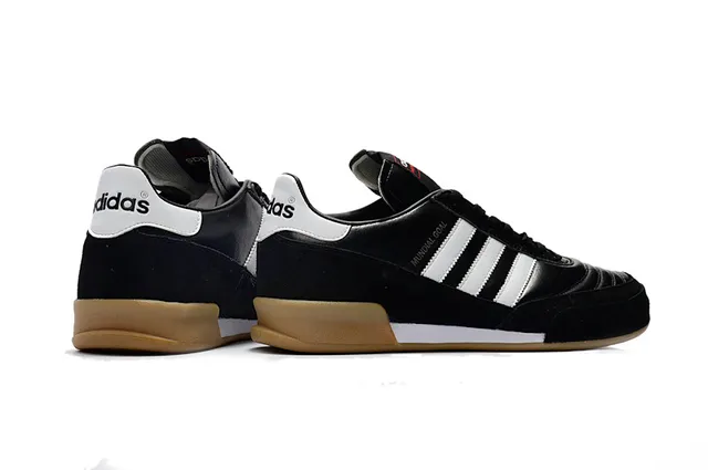 Adidas Mundial Goal Chaussures de football indoor Noir/Blanc 4