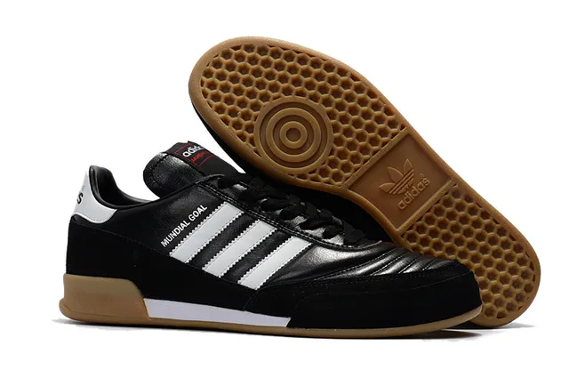 Adidas Mundial Goal Chaussures de football indoor Noir/Blanc 6