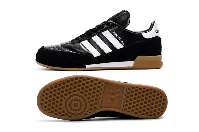 Adidas Mundial Goal Chaussures de football indoor Noir/Blanc 7