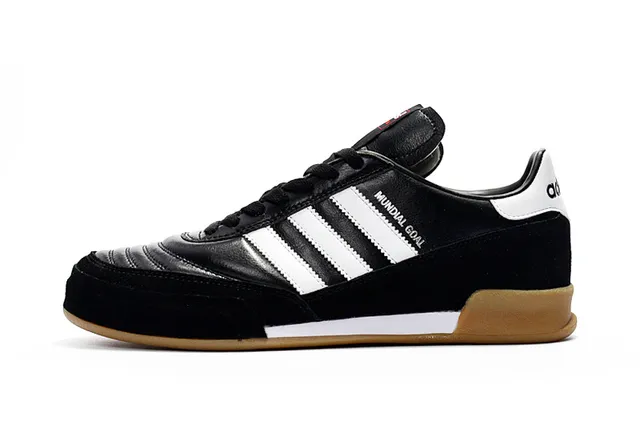 Adidas Mundial Goal Chaussures de football indoor Noir/Blanc 8