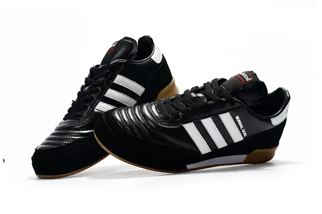Adidas Mundial Goal Chaussures de football indoor Noir/Blanc 9