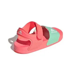 Adidas Sandales Casuales Roses Vertes à deux brides fermeture Velcro 7