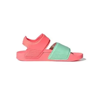 Adidas Sandales Casuales Roses Vertes à deux brides fermeture Velcro 9