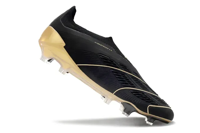 Adidas Predator Preto e Dourado Chuteiras para Superfície Firme 2