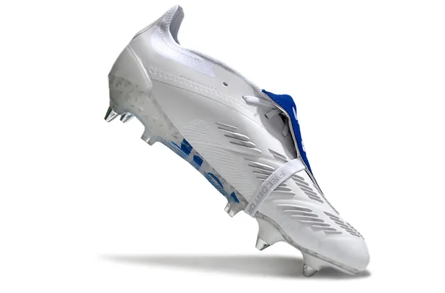 Adidas Predator Black Orange Low-Cut Synthetic Upper Three-Stripe Side Paneling Firm-Ground Soccer Shoes 9