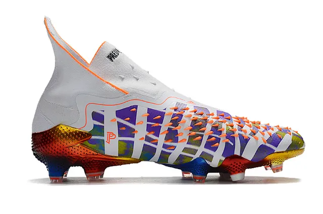 Adidas Predator Multicolor Camo Iridescent Heel Firm-Ground Soccer Shoes 11