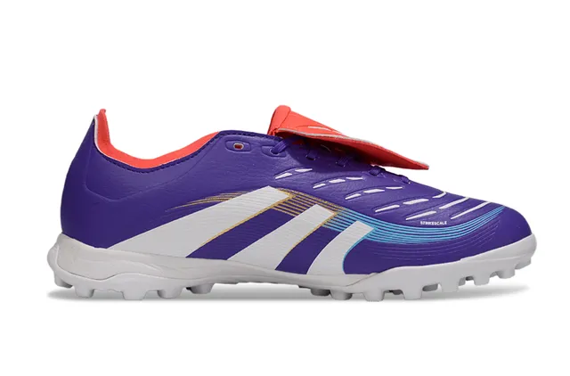 Adidas Predator Purple White Red Turf Chaussures de football 2
