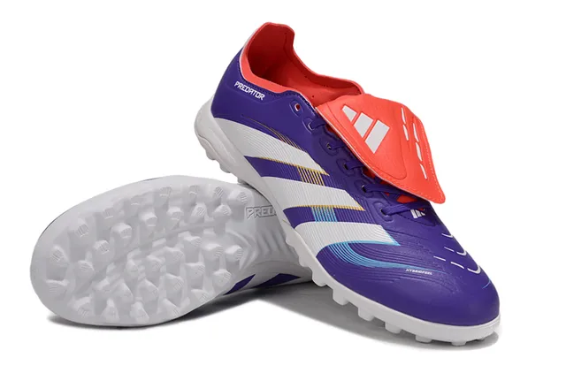 Adidas Predator Purple White Red Turf Chaussures de football 4