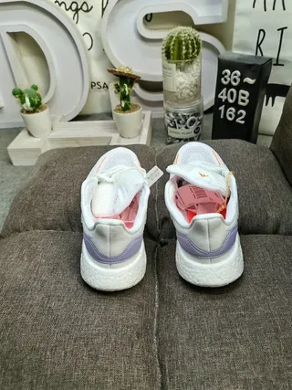 Adidas Pureboost White Knit Lifestyle Sneakers 18