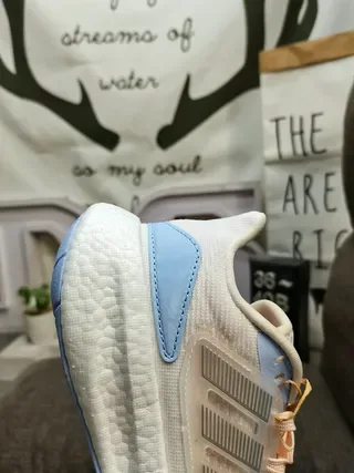Adidas Pureboost White Knit Lifestyle Sneakers 23