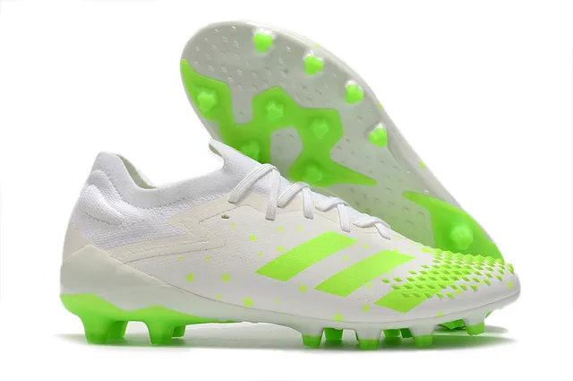 Adidas Rouge Noir Chaussures de Football à Empeine Basse, Ajustement Chaussette, Lacets Asymétriques et Semelle Firm-Ground 10