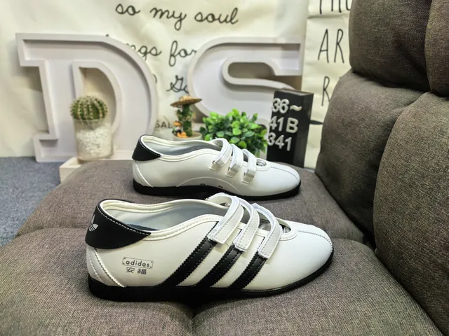 Adidas Red White Low-Top Velcro Strap Closure Lifestyle Sneakers 21