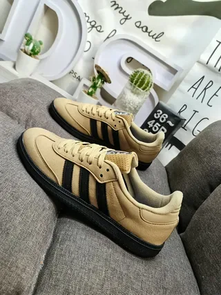Adidas Samba Beige and Black Lifestyle Sneakers 7