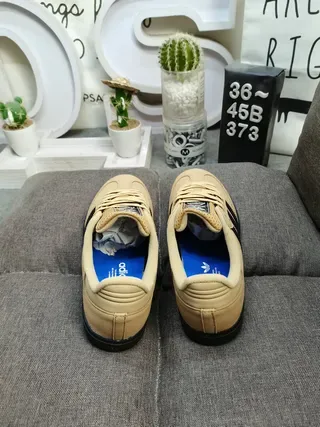 Adidas Samba Beige and Black Lifestyle Sneakers 8