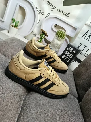 Adidas Samba Beige and Black Lifestyle Sneakers 9