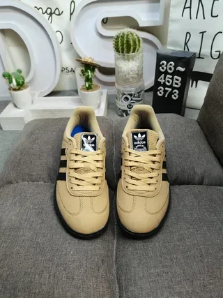Adidas Samba Beige and Black Lifestyle Sneakers 10