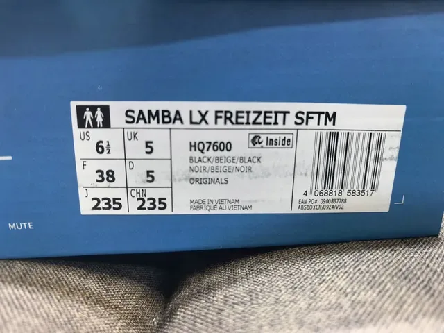 Adidas Samba Black and Cream Lifestyle Sneakers 2