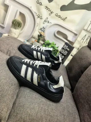 Adidas Samba Black and Cream Lifestyle Sneakers 7