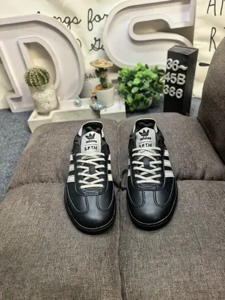 Adidas Samba Black and Cream Lifestyle Sneakers 10