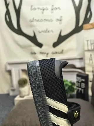 Adidas Samba Classic Black and Cream Lifestyle Sneakers 3