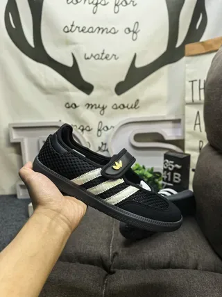 Adidas Samba Classic Black and Cream Lifestyle Sneakers 5
