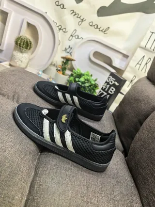 Adidas Samba Classic Black and Cream Lifestyle Sneakers 7